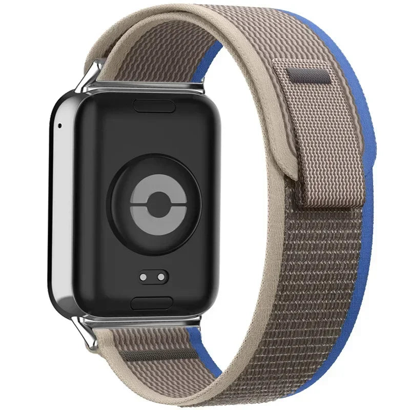 Xiaomi Redmi Watch 4 Nylon Loop Band – Adjustable Elastic Strap Smartwatch Band Qme UH For Mi Band 8 Pro