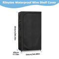 Oxford Waterproof Garment Rack Cover with Zipper – Dustproof Garment Rack Cover Qme 45x17.7x80.3in China Mainland