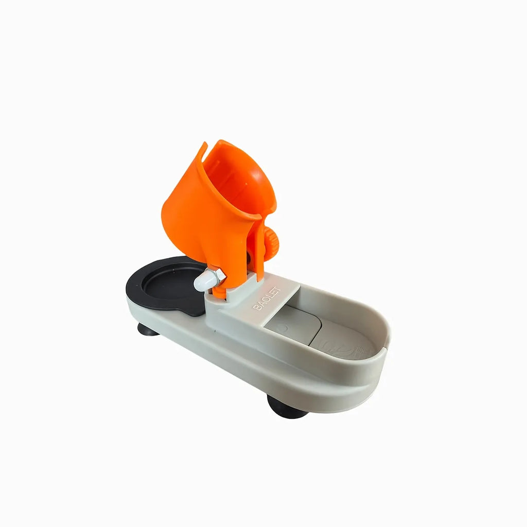 Adjustable Glue Gun Stand with Anti-Slip Base & Drip Tray Glue Gun Stand Qme 1pc