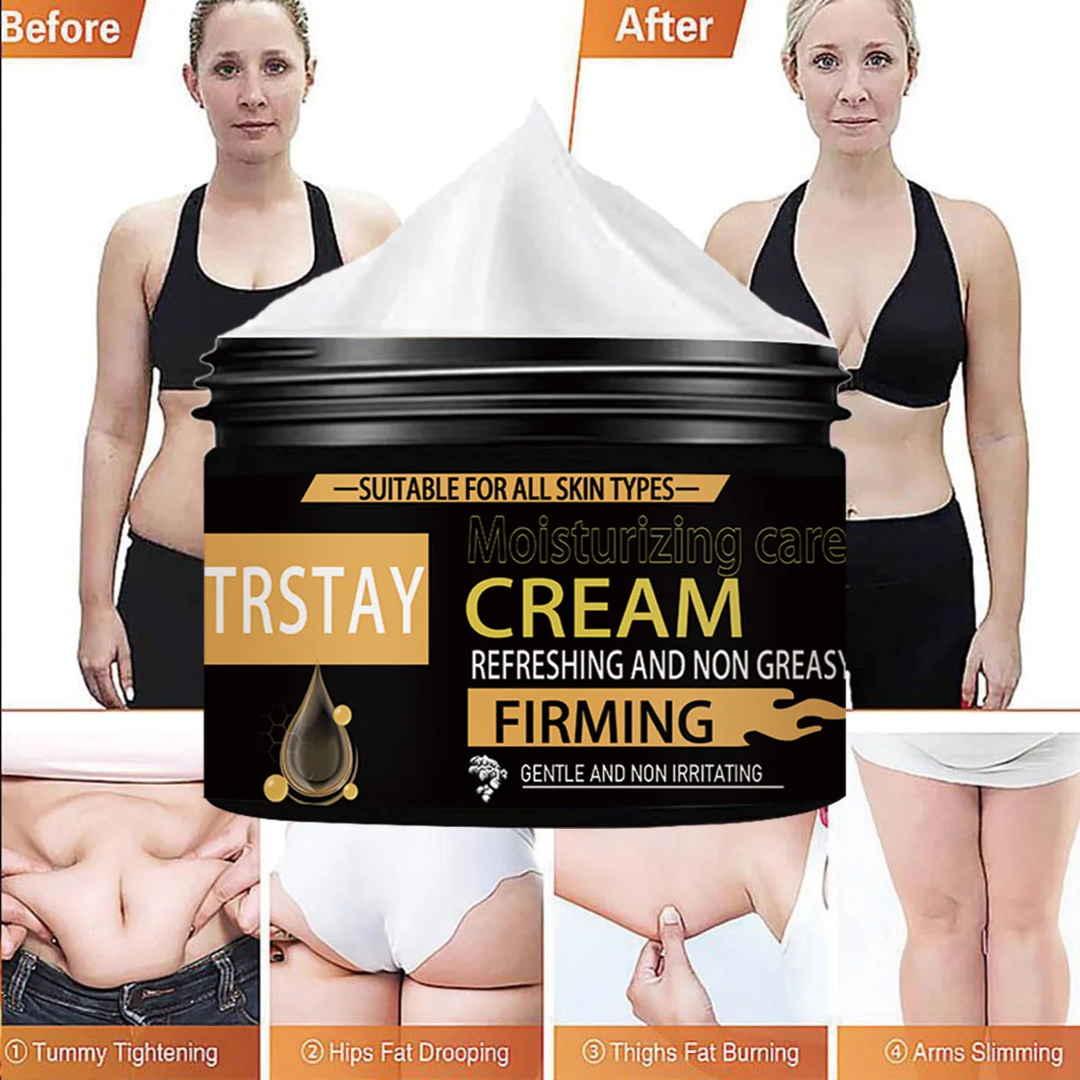 TRSTAY Ginger Body Firming & Contouring Cream – 30g Body Firming Cream Qst
