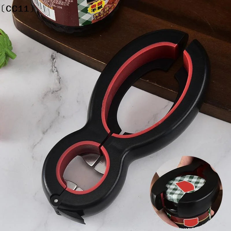 Multifunctional Can & Bottle Opener – Anti-Slip Jar Gripper Can & Bottle Opener Qme