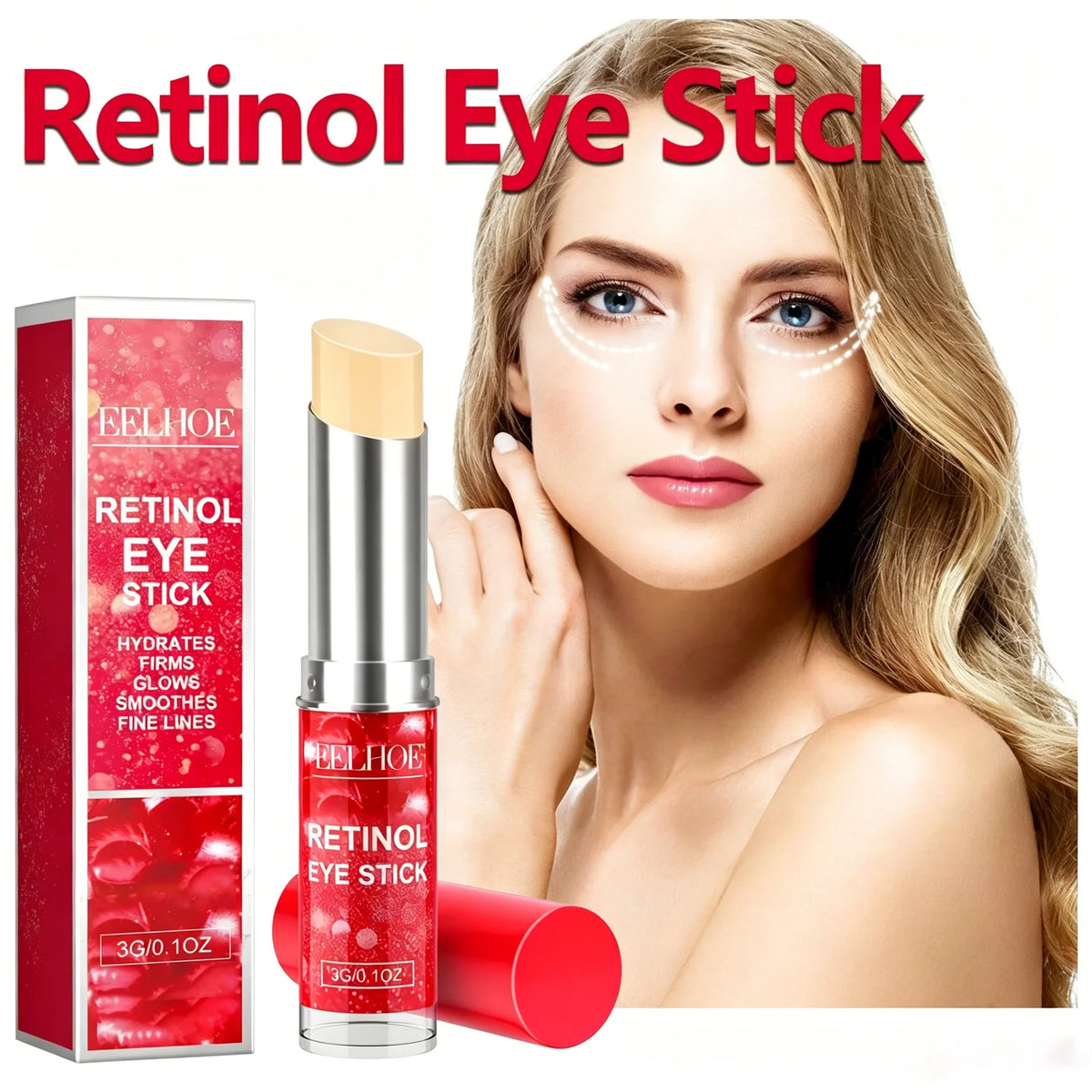 Retinol Eye Stick – Firming, Brightening & Hydrating Cream Retinol Eye Cream Qme