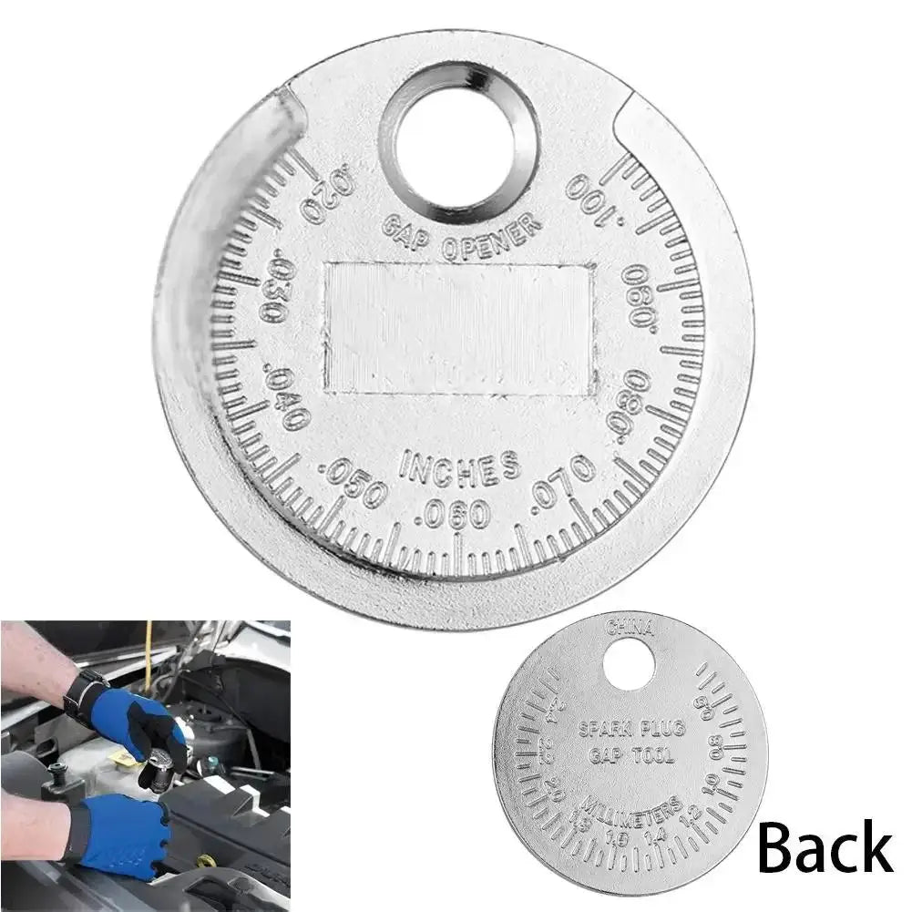 Spark Plug Gap Gauge Tool – Nickel Alloy Coin Gapper Spark Plug Gap Gauge Qme