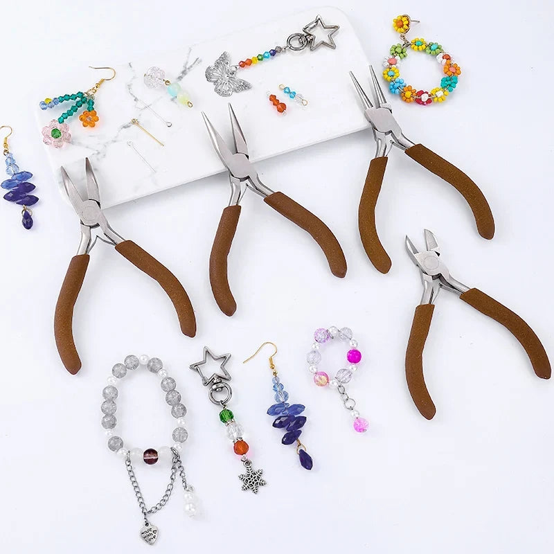 Professional Jewelry Making Pliers – Needle Nose & Round Wire Jewelry Making Pliers Qme