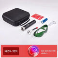 Infrared & Red Light Therapy Lamp | 5-Wavelength LED Device Light Therapy Device Qst Black