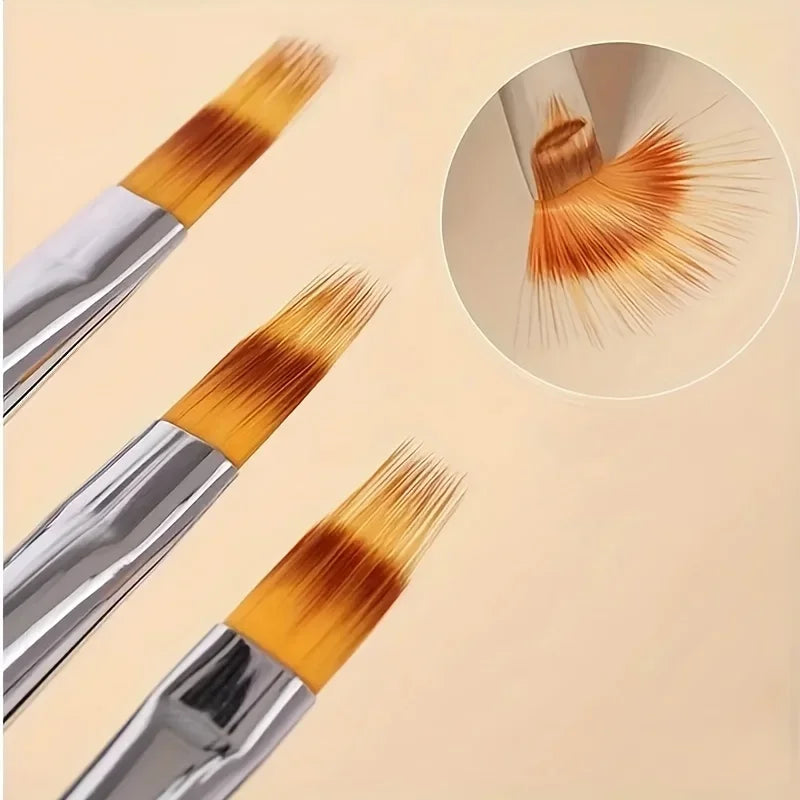 Qme Ombre Nail Art Brush – Gel Gradient Manicure Tool Nail Art Brush Qme