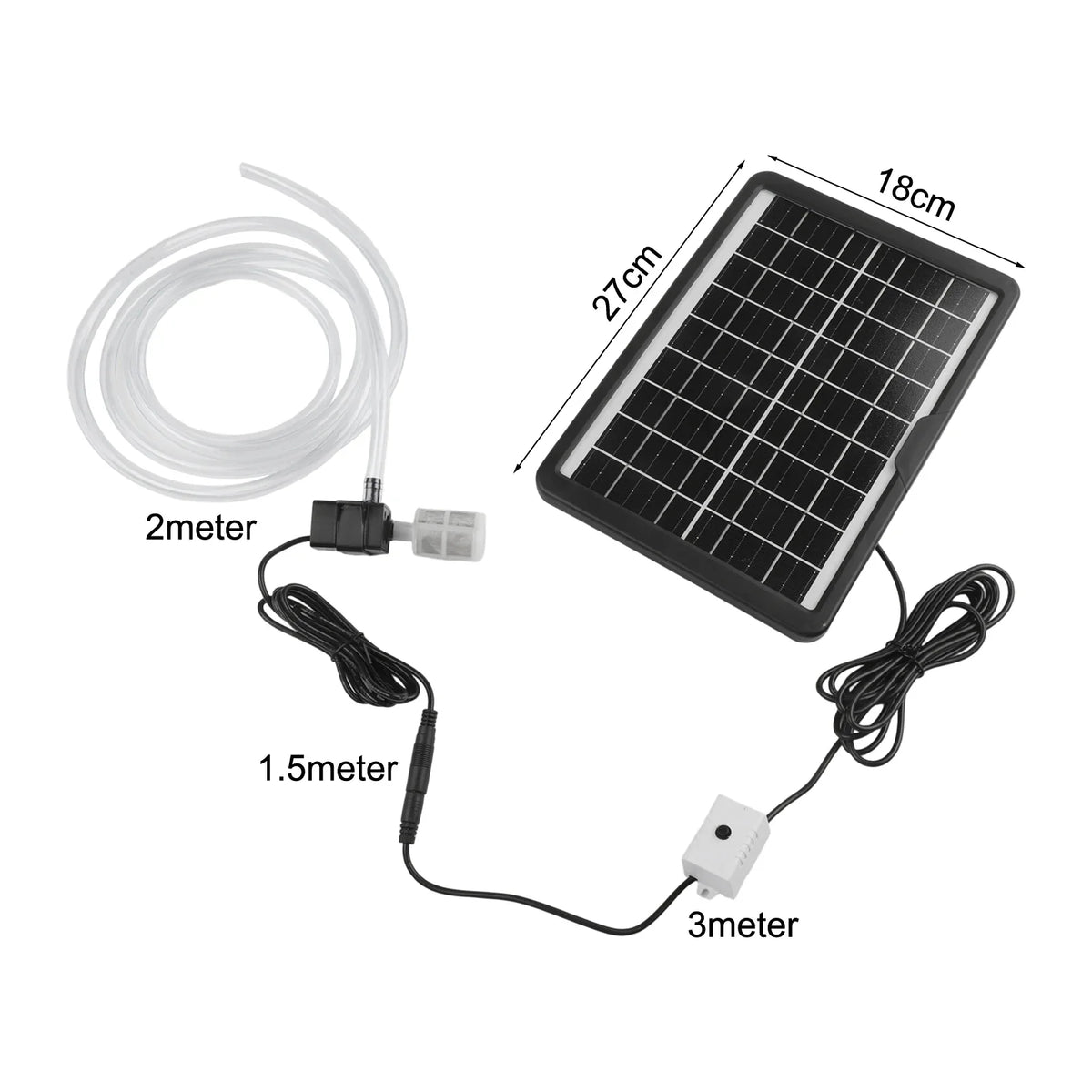 Solar 12V Submersible Water Pump – Fish Pond & Aquarium Solar Submersible Pump Qme Default Title