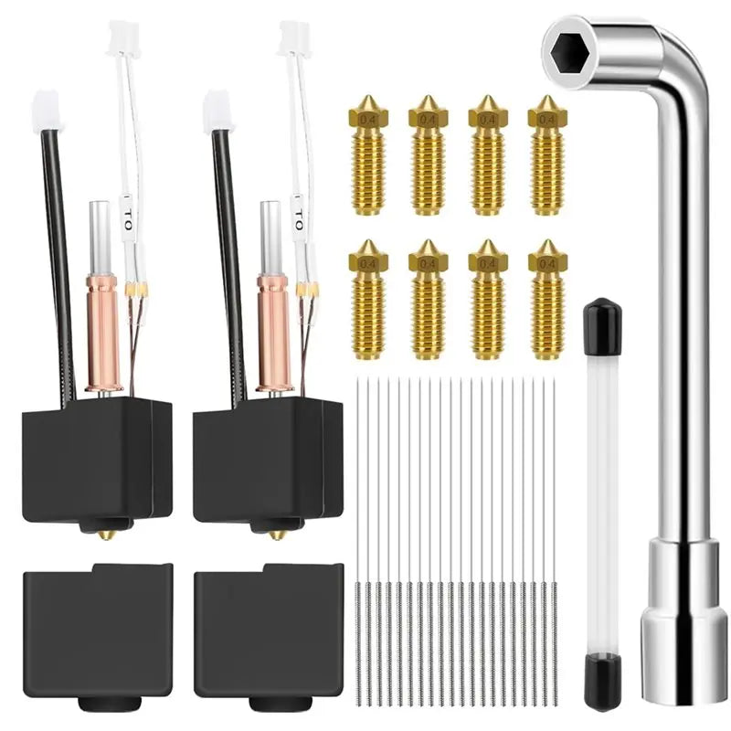 Anycubic Kobra 3 Hotend Combo Replacement – Aluminum Alloy 3D Printer Hotend Qme Default Title