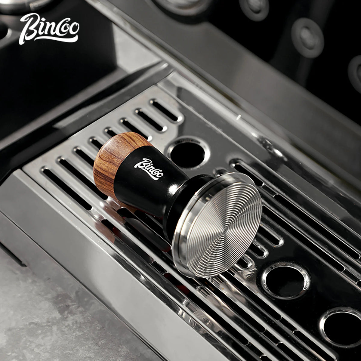 Bincoo Constant-Force Espresso Tamper 51/53/58mm Spring Level Espresso Tamper Qst