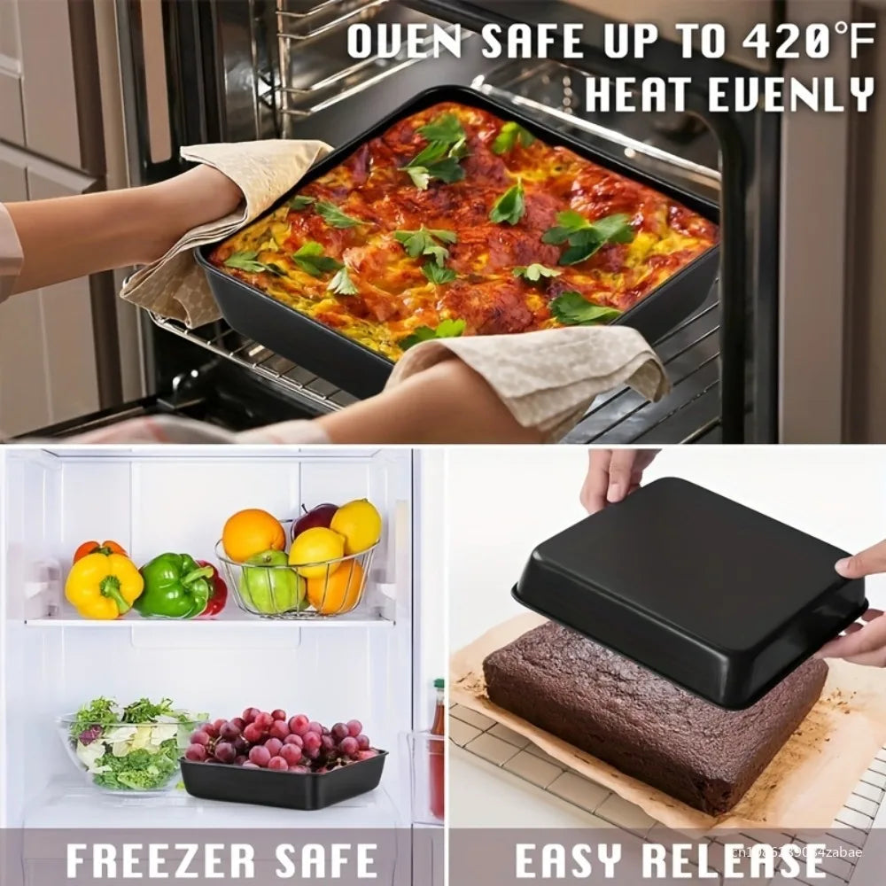 Nonstick Carbon Steel Roasting & Baking Pan – Rustproof Tray Nonstick Baking Pan Qme