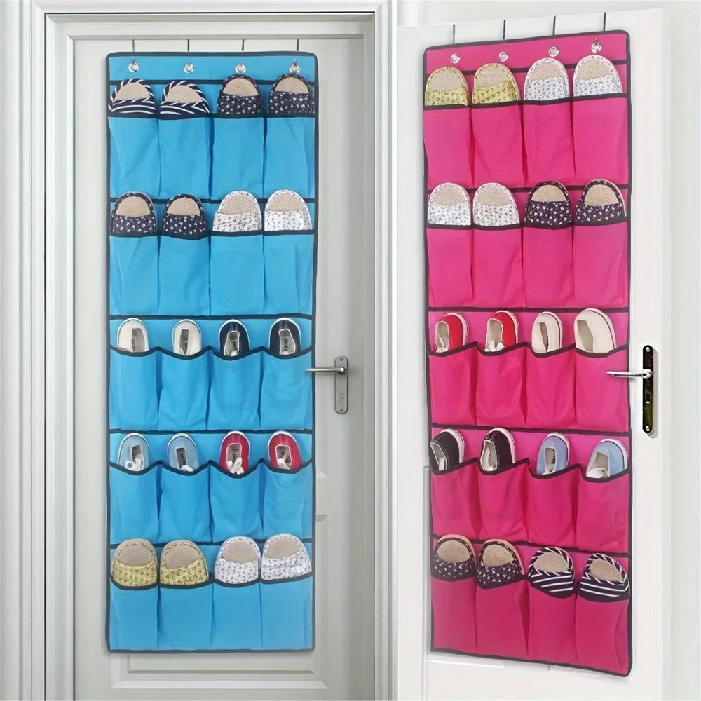 20-Grid Door Hanging Organizer Bag – 5 Layers | Polyester Door Hanging Organizer Qme