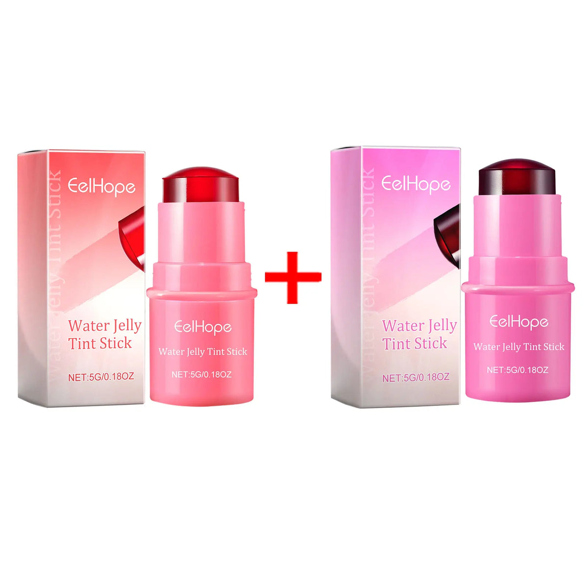 Eelhope 3-in-1 Milk Jelly Tint Blush & Lip Color Stick Blush & Lip Tint Qst C and D
