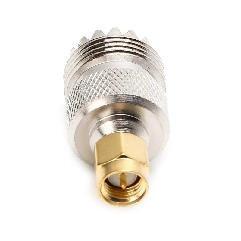 UHF Female to SMA Male Coaxial Adapter Connector Coaxial RF Adapter Qme