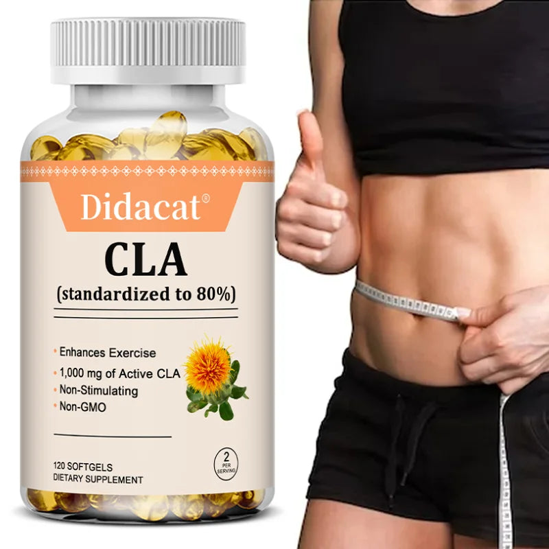 CLA Safflower Oil Softgels – Energy, Metabolism & Lean Muscle CLA Supplement Qst