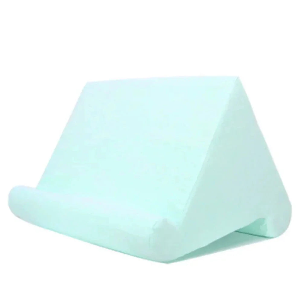 Sponge Pillow Tablet Stand Holder – Multi-Angle Soft Pad Tablet Pillow Stand Qme Green