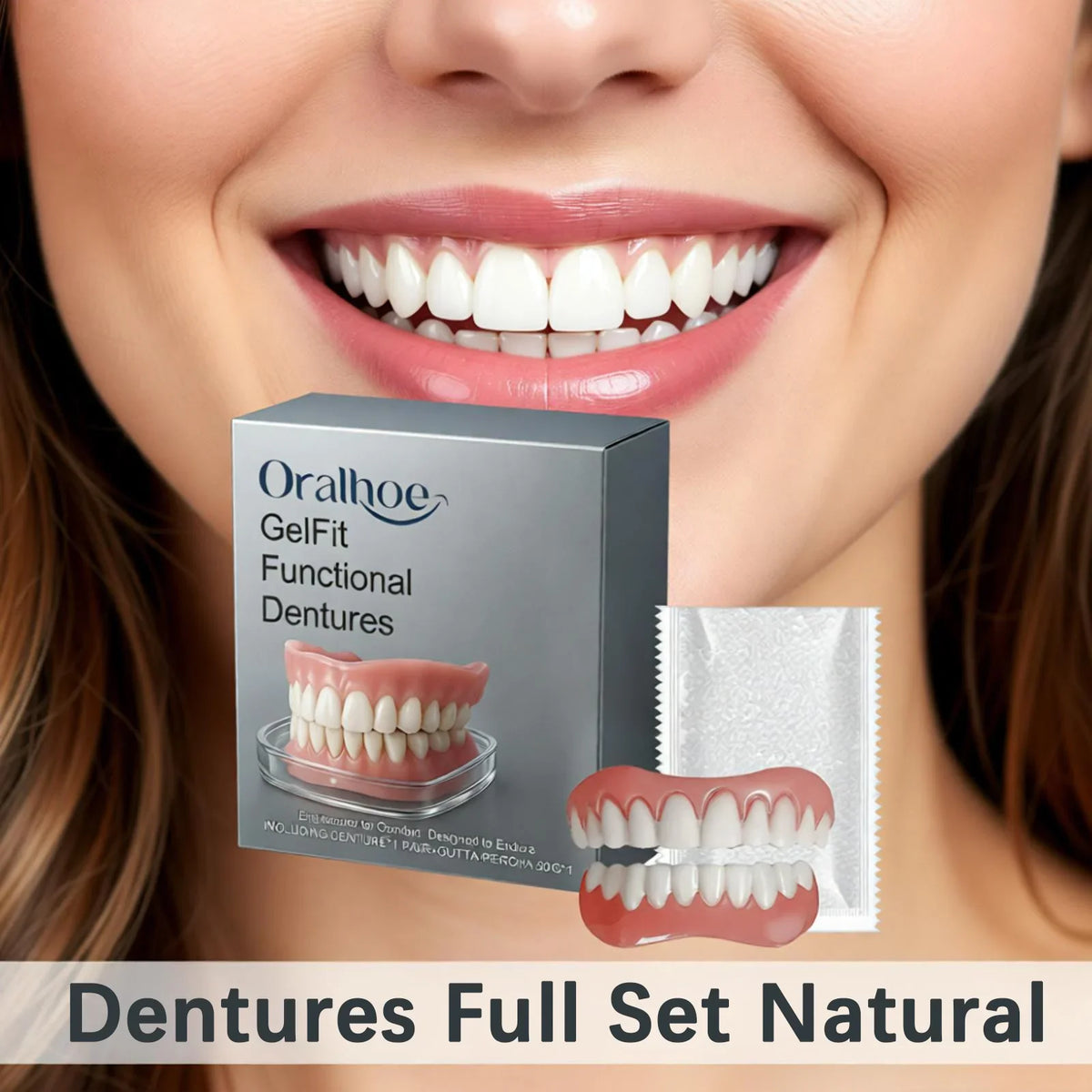 Temporary Tooth Caps – Natural Silicone Dental Cover Kit Temporary Tooth Caps Qme