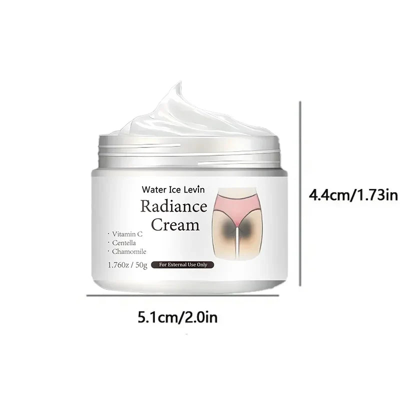 Qme Vitamin C Radiance Cream – Underarms, Joints & Private Areas Brightening Body Cream Qme