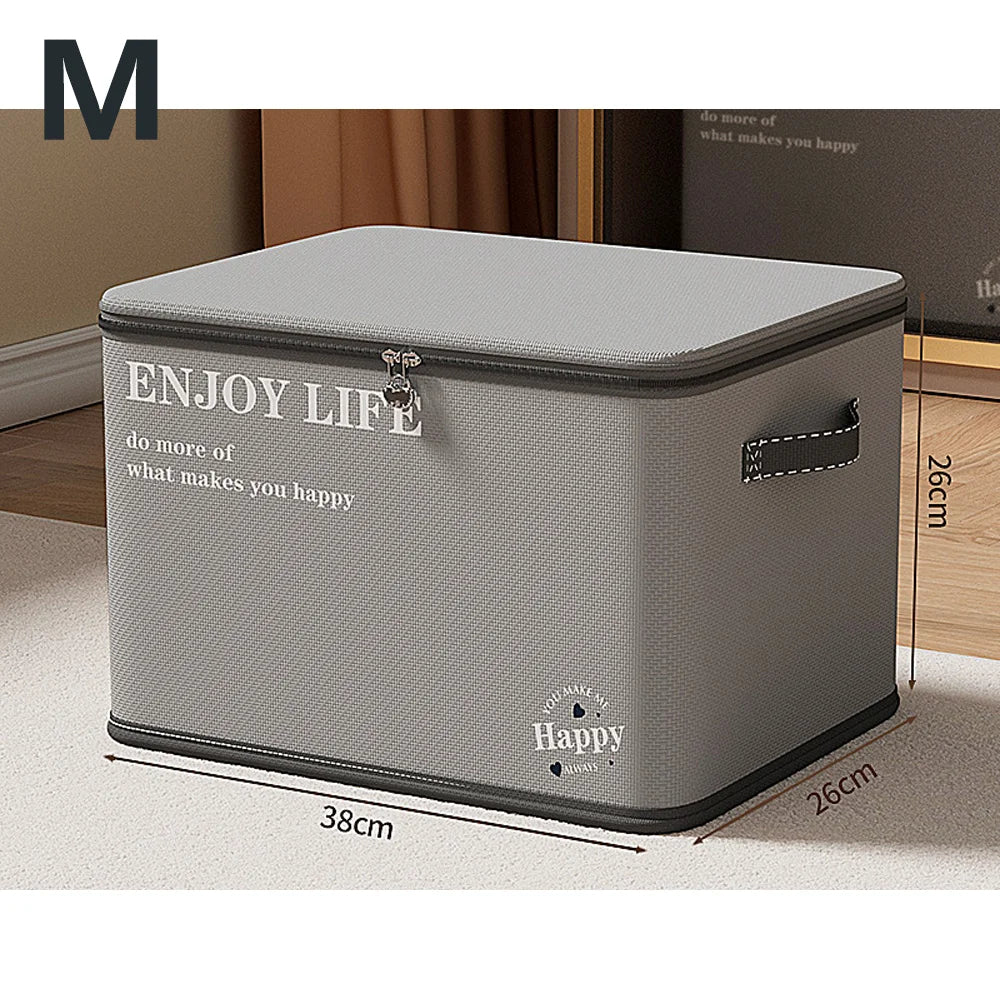 Heavy Duty Large Capacity Storage Box – Car, Home & Wardrobe Storage Organizer Box Qme M