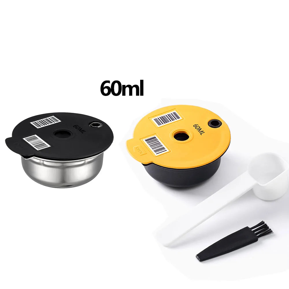 Reusable Coffee Pods for Tassimo Bosch – Stainless Steel Reusable Coffee Pods Qst 60-60ml Pod