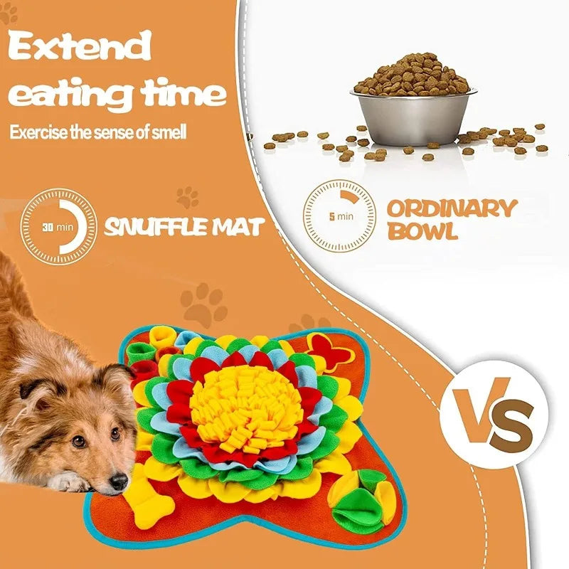 Dog Snuffle Mat – Portable Nose Training & Snack Mat | Qme Dog Snuffle Mat Qme