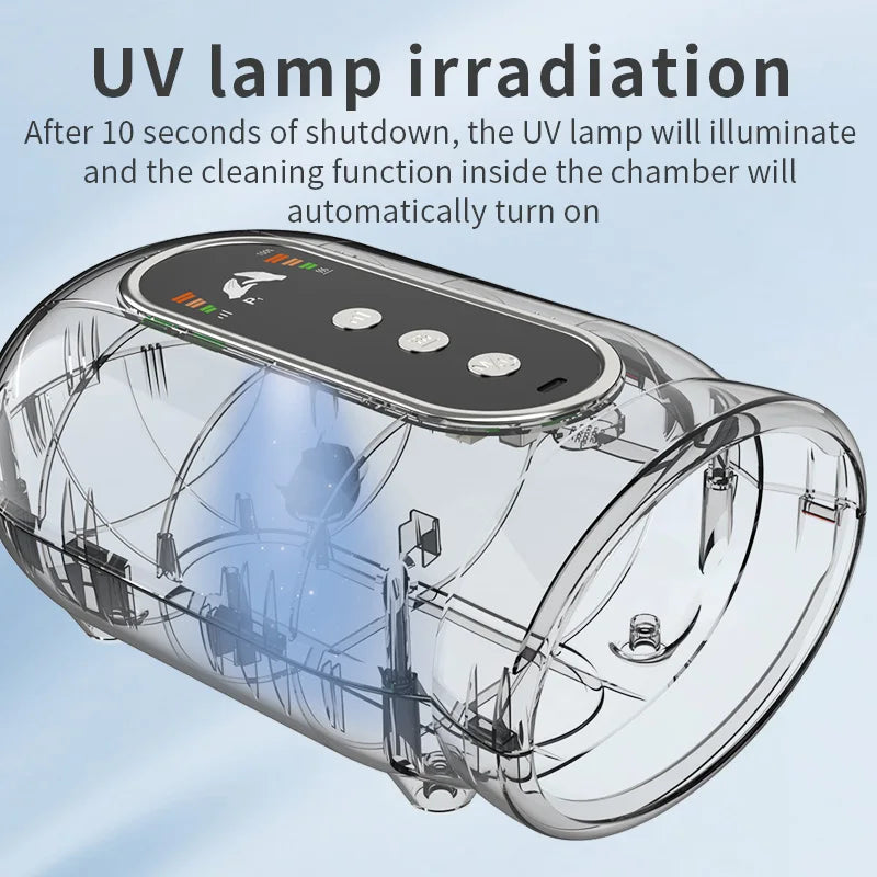 VIMYSHOW Hand Massager – Airbag Compression & UV Cleaning Electric Hand Massager Qst