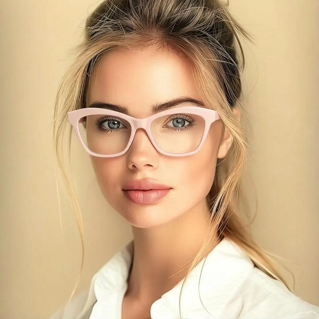 VOPHA Cat Eye Reading Glasses – Blue Light Blocking Large Frame Reading Glasses Qst