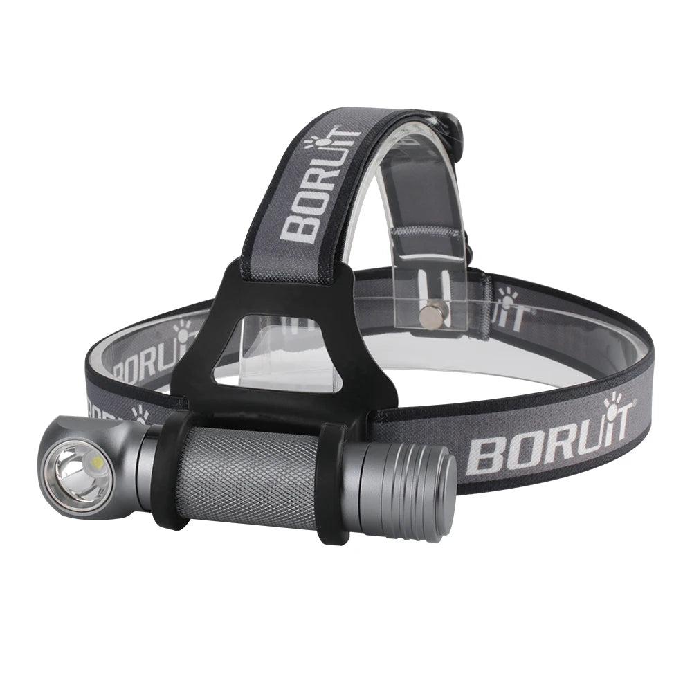 BORUiT 8000LM LED Headlamp Waterproof 18650 Camping Torch LED Headlamp Qst A