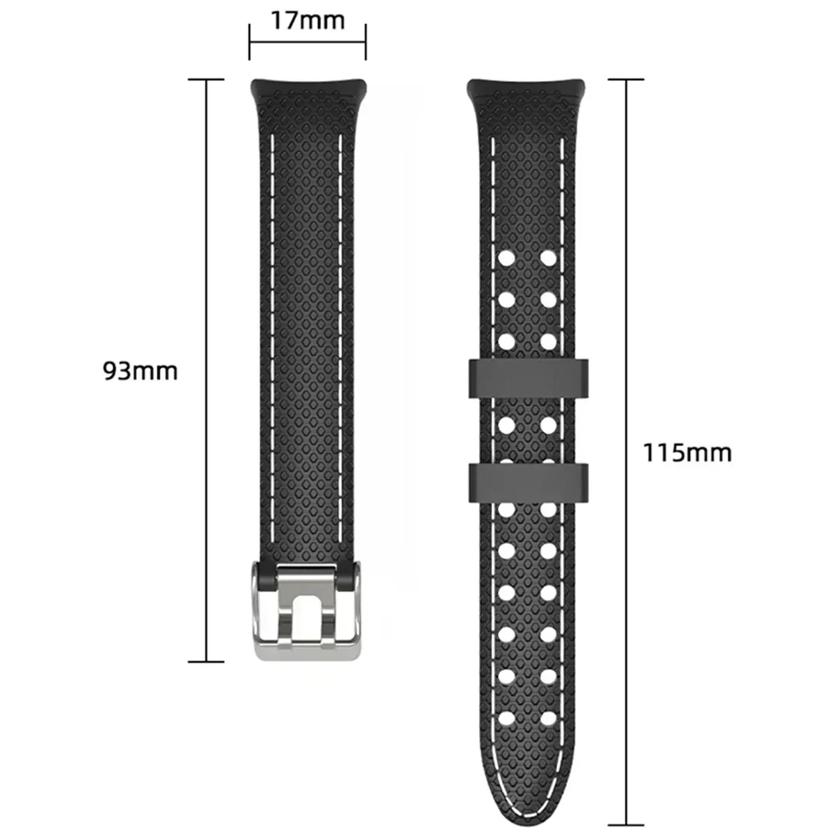 Silicone Replacement Strap for Xiaomi Mi Band 8 & 9 Smartwatch Strap Qme