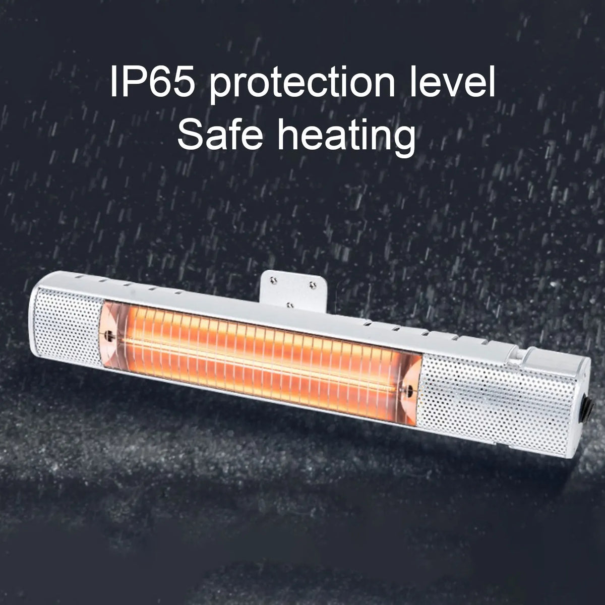 1500W Infrared Wall-Mounted Outdoor Patio Heater | Waterproof Infrared Patio Heater Qst