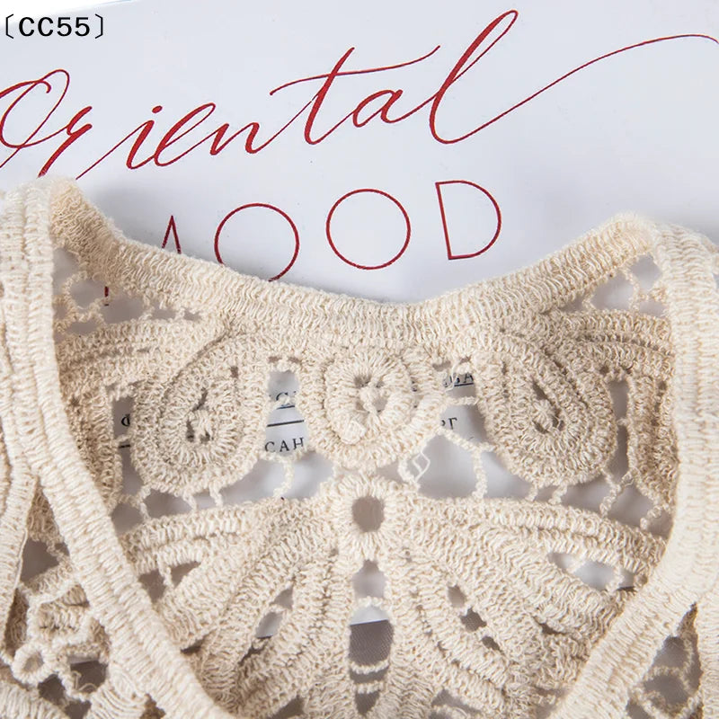 Women's Crochet Lace Detachable Collar – O-Neck Doll Shawl Detachable Lace Collar Qst