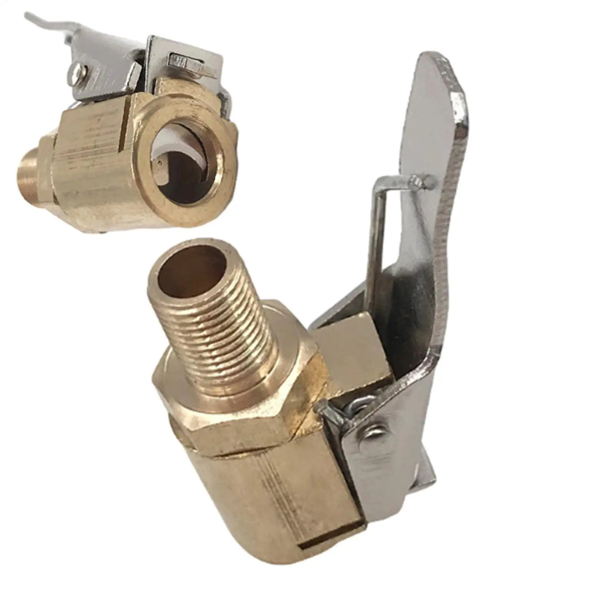 Brass Locking Air Chuck – No-Leak Tire Inflator Chuck Locking Tire Chuck Qme