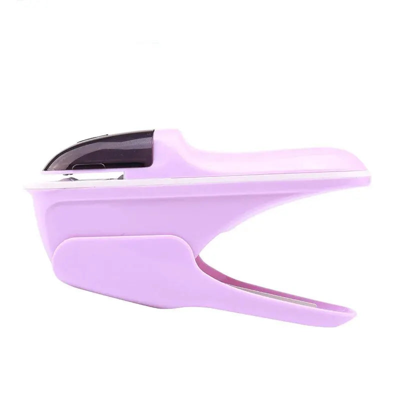 Stapleless Stapler – Binds Up to 8 Sheets | Home Office School Stapleless Stapler Qme purple