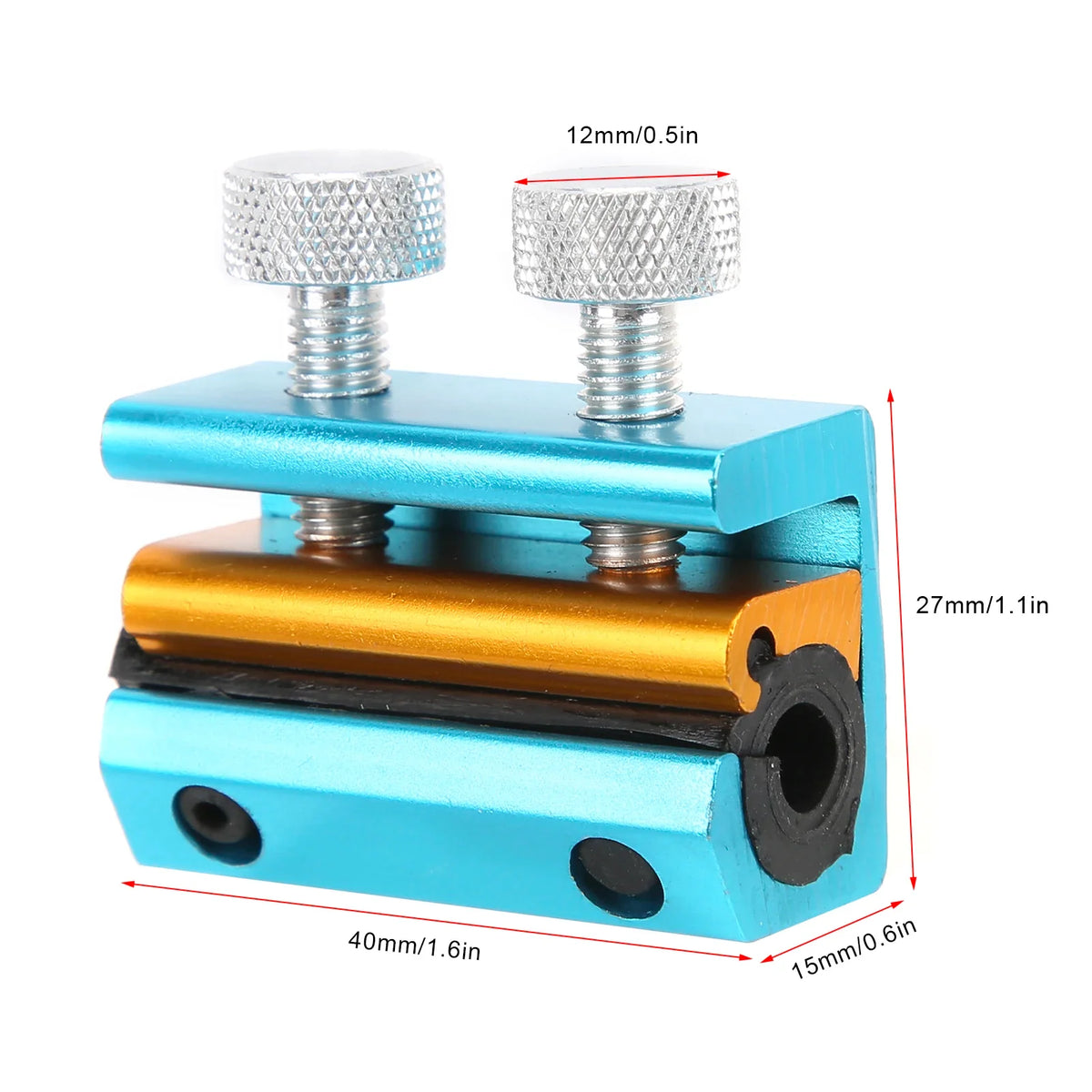 Motorcycle Dual Cable Luber Lubrication Tool – Aluminum & Rubber Cable Lubrication Tool Qme