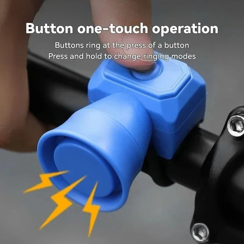Mini Waterproof Electronic Bicycle Bell – Mountain Bike Horn Electronic Bike Bell Qme