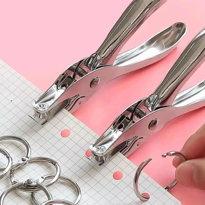 Single Hole Punch – 8 Sheet Capacity, 6mm Diameter | Qme Single Hole Punch Qme