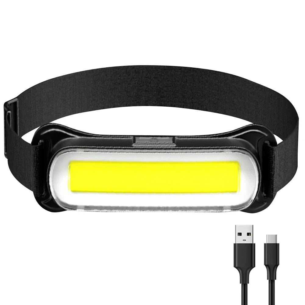 USB Rechargeable LED Headlamp – 3 Modes, Waterproof LED Headlamp Qme