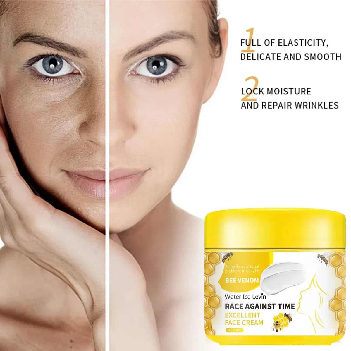 Bee Venom & Niacinamide Face Cream – Firming & Hydrating Face Moisturizer Cream Qme