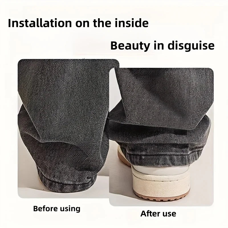 Invisible Pants Leg Shortening Clips – Non-Slip Hem Clips Pants Hem Clips Qme