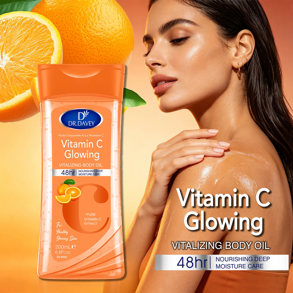 DR.DAVEY Vitamin C Body Treatment & Massage Oil 200ml Body Treatment Oil Qst