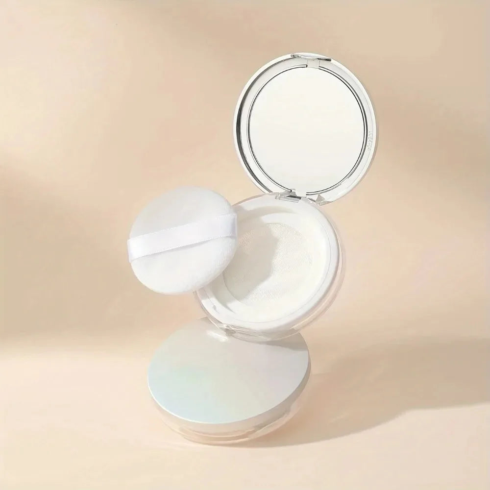 Ultra Thin Leak-Proof Loose Powder Case with Elastic Net Loose Powder Case Qme