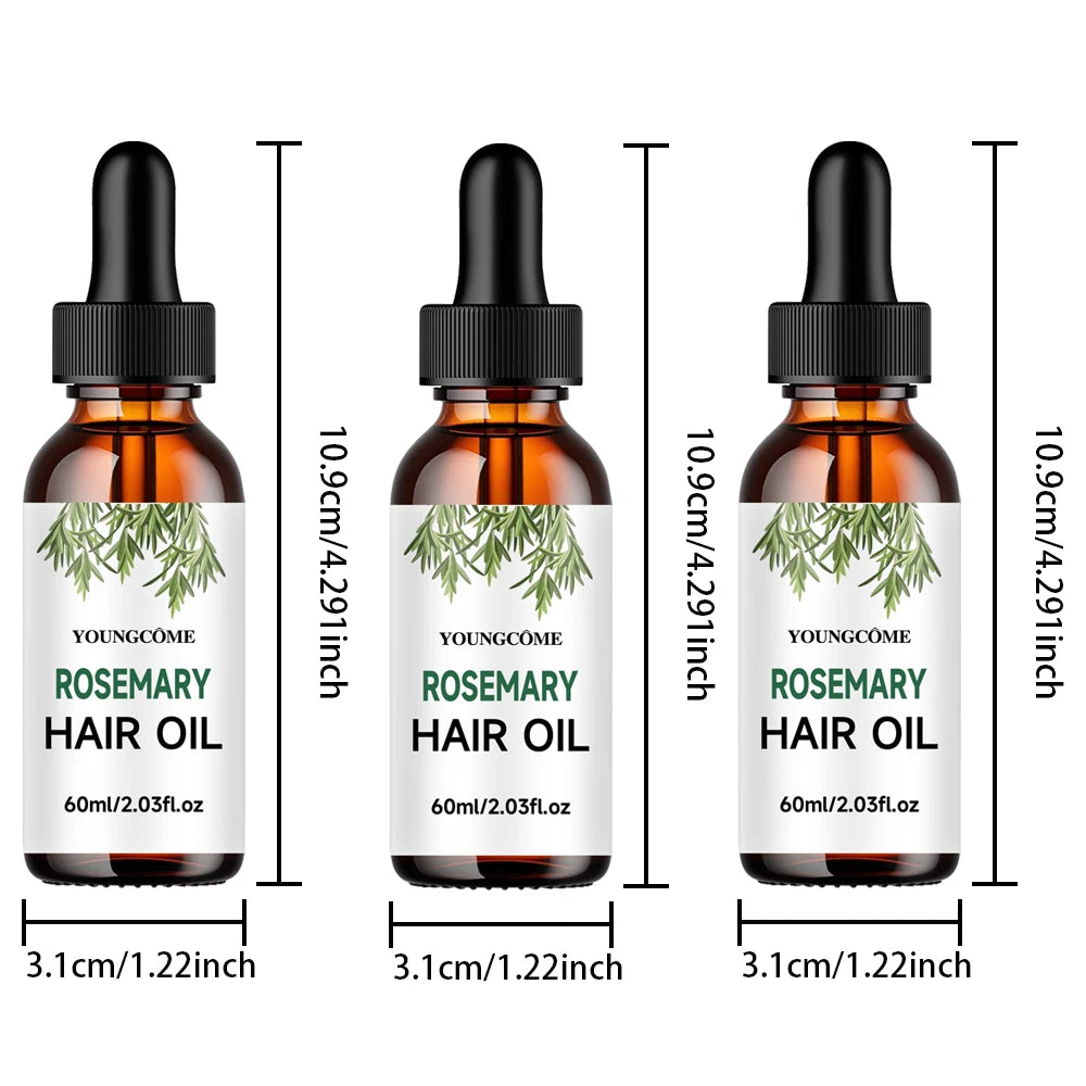 YOUNGCOME 5pc Rosemary Lavender Hair Care Set – Nourish & Smooth Hair Care Set Qst