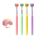 Three-Sided Toothbrush | Ultra-Fine Soft Bristles Oral Care Soft Bristle Toothbrush Qme Pink China Mainland