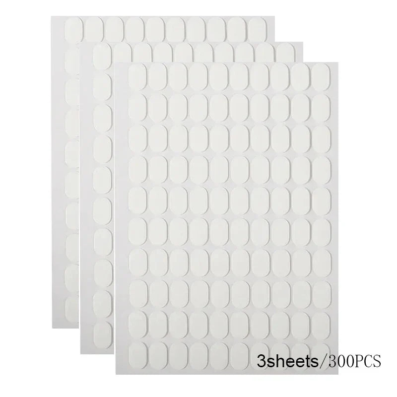 Double-Sided Nail Tips Adhesive Tape – Traceless Gel Strips Nail Art Adhesive Qme 300PCS