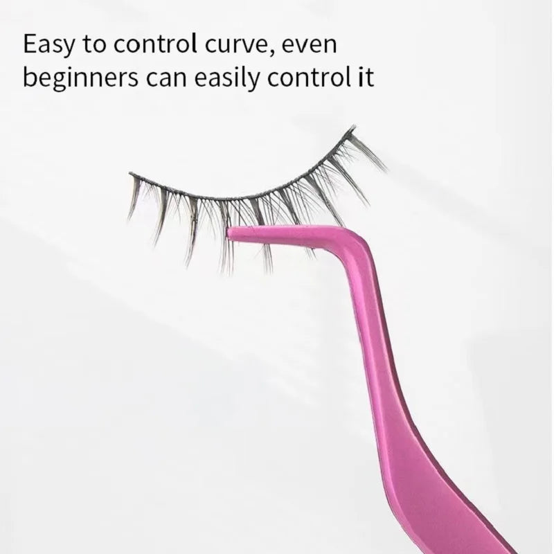 Stainless Steel Eyelash Comb Tweezers – Anti-Static Eyelash Tweezers Qme