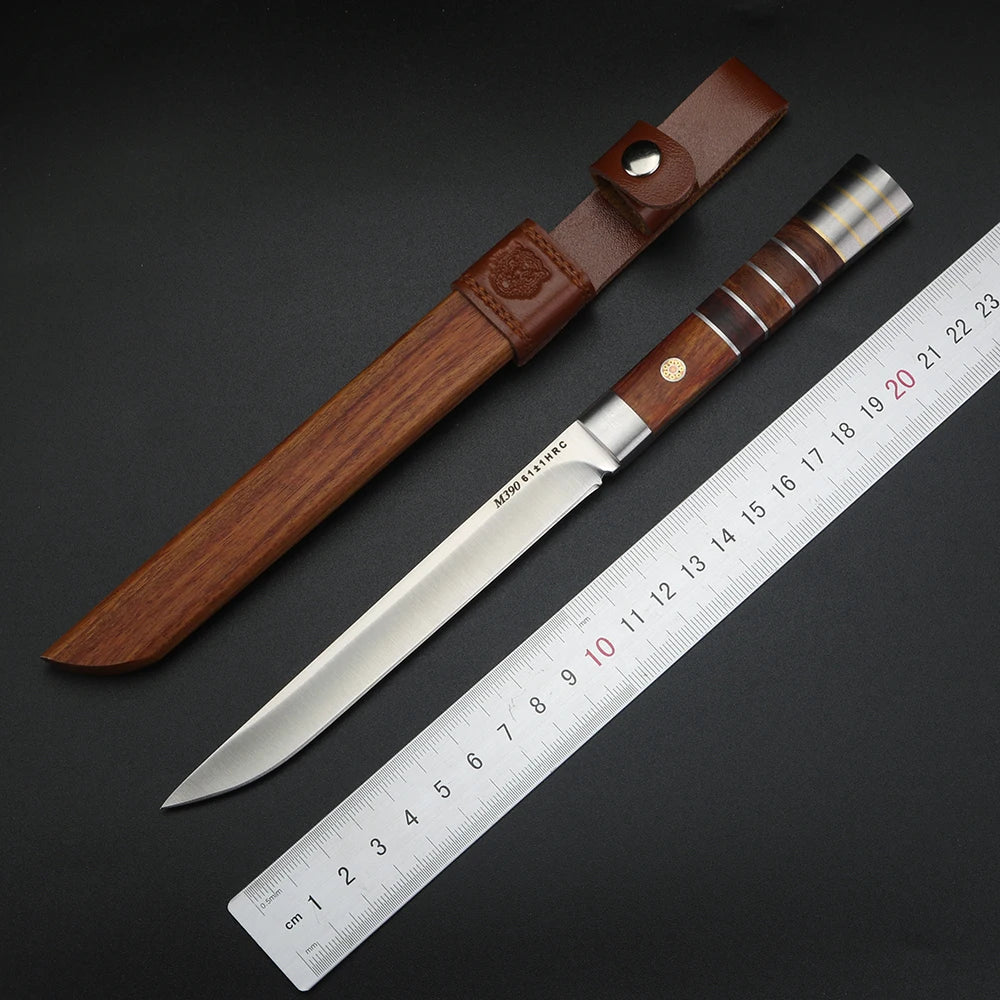 XUAN FENG Sheathed Kitchen Cleaver – 9Cr18 Bone Cutting Knife Kitchen Cleaver Knife Qst