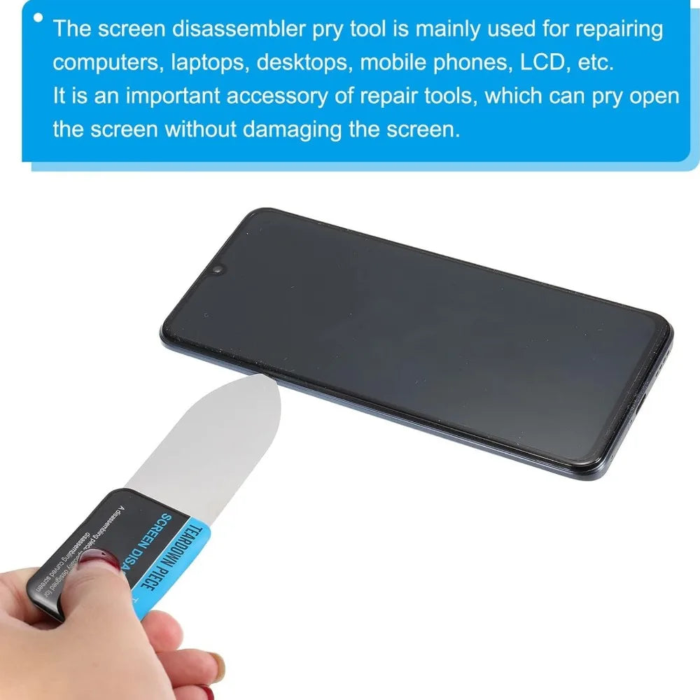 Mobile Phone LCD Screen Spudger Pry Card Tool Set – Steel Phone Repair Tool Qme