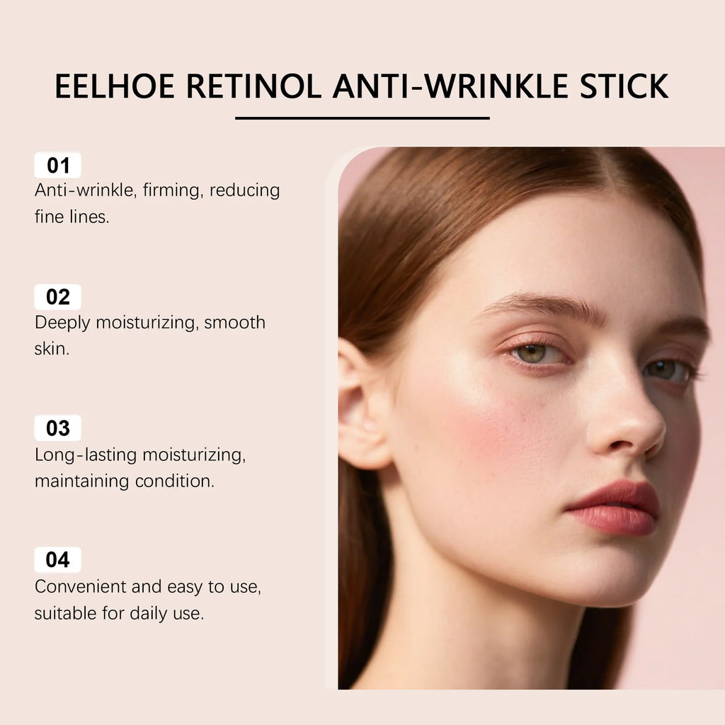 EELHOE Retinol Care Stick – Moisturizing Daily Skin Softener Retinol Skin Stick Qst