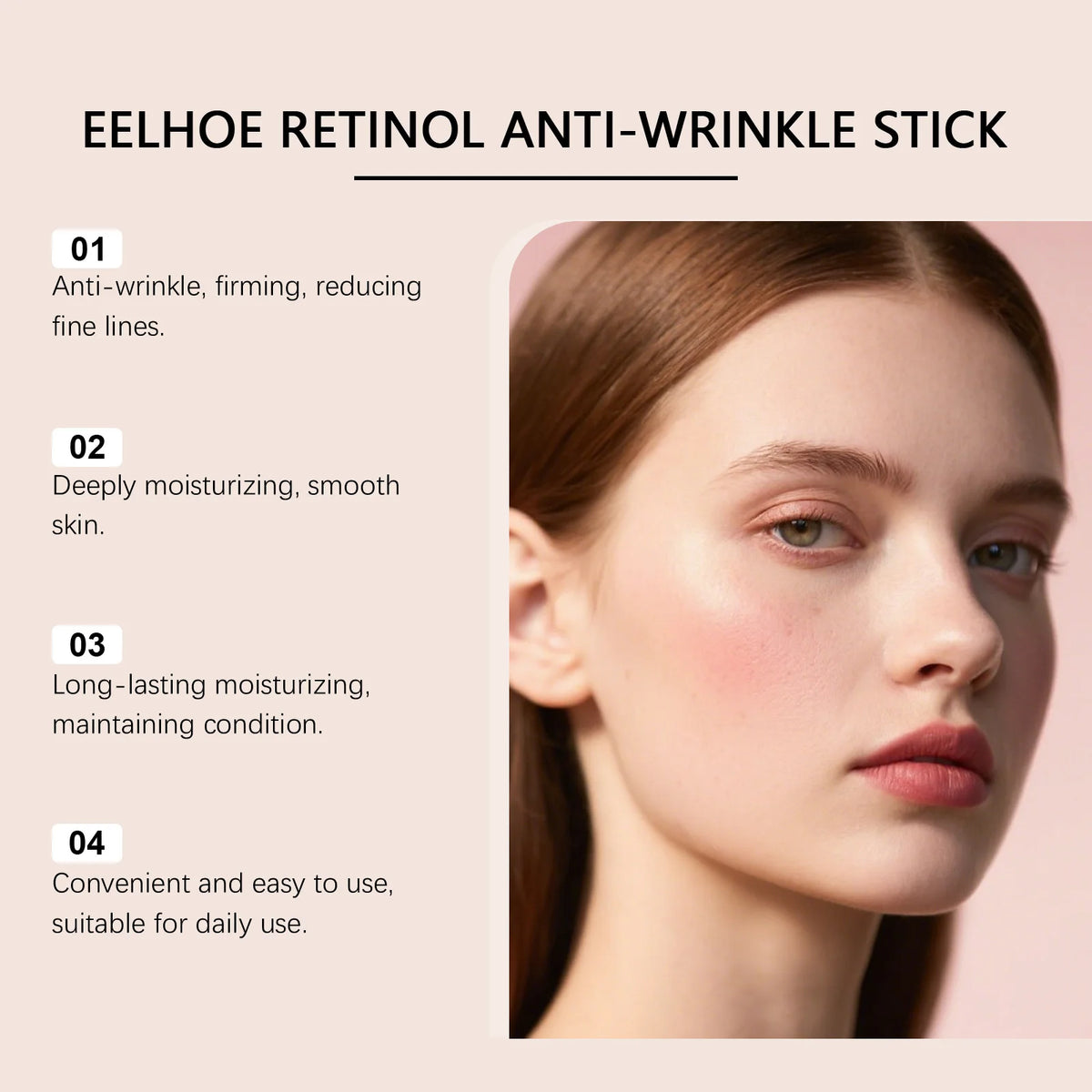 EELHOE Retinol Care Stick – Moisturizing Daily Skin Softener Retinol Skin Stick Qst