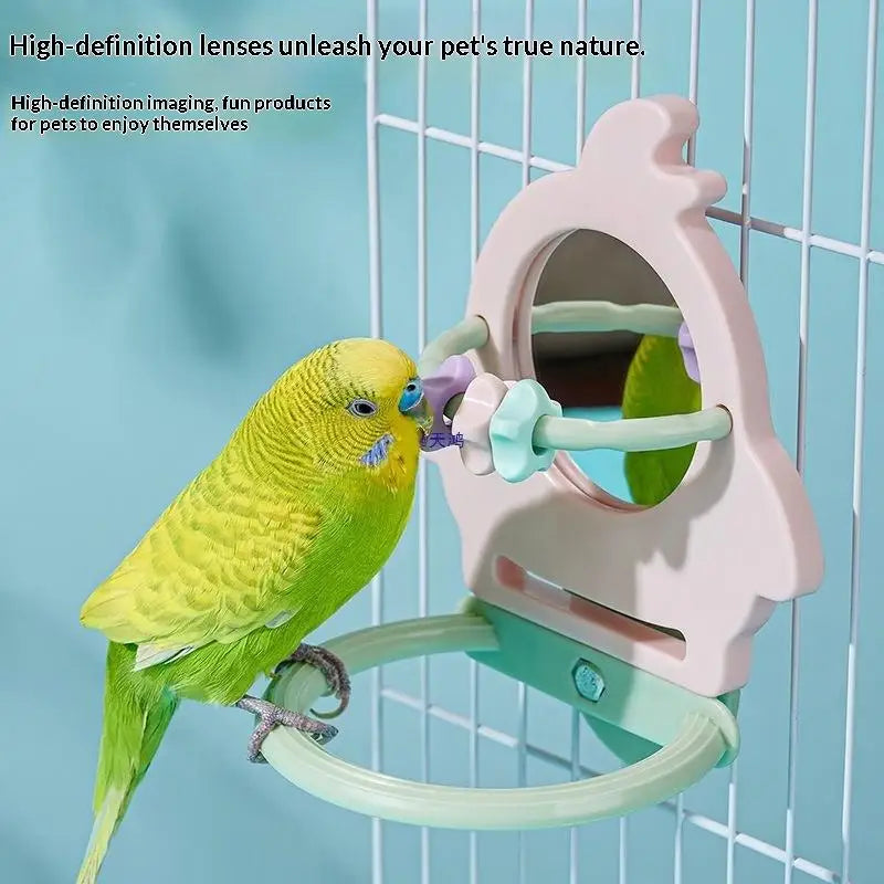Parrot Gnawing Stand Pole Bird Toy | Birdcage Accessory Bird Cage Toy Qme