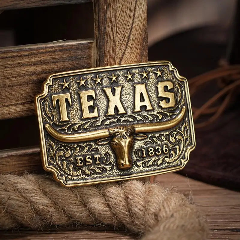 Western Belt Buckle – Vintage Cowboy Rodeo Silver | Men & Women